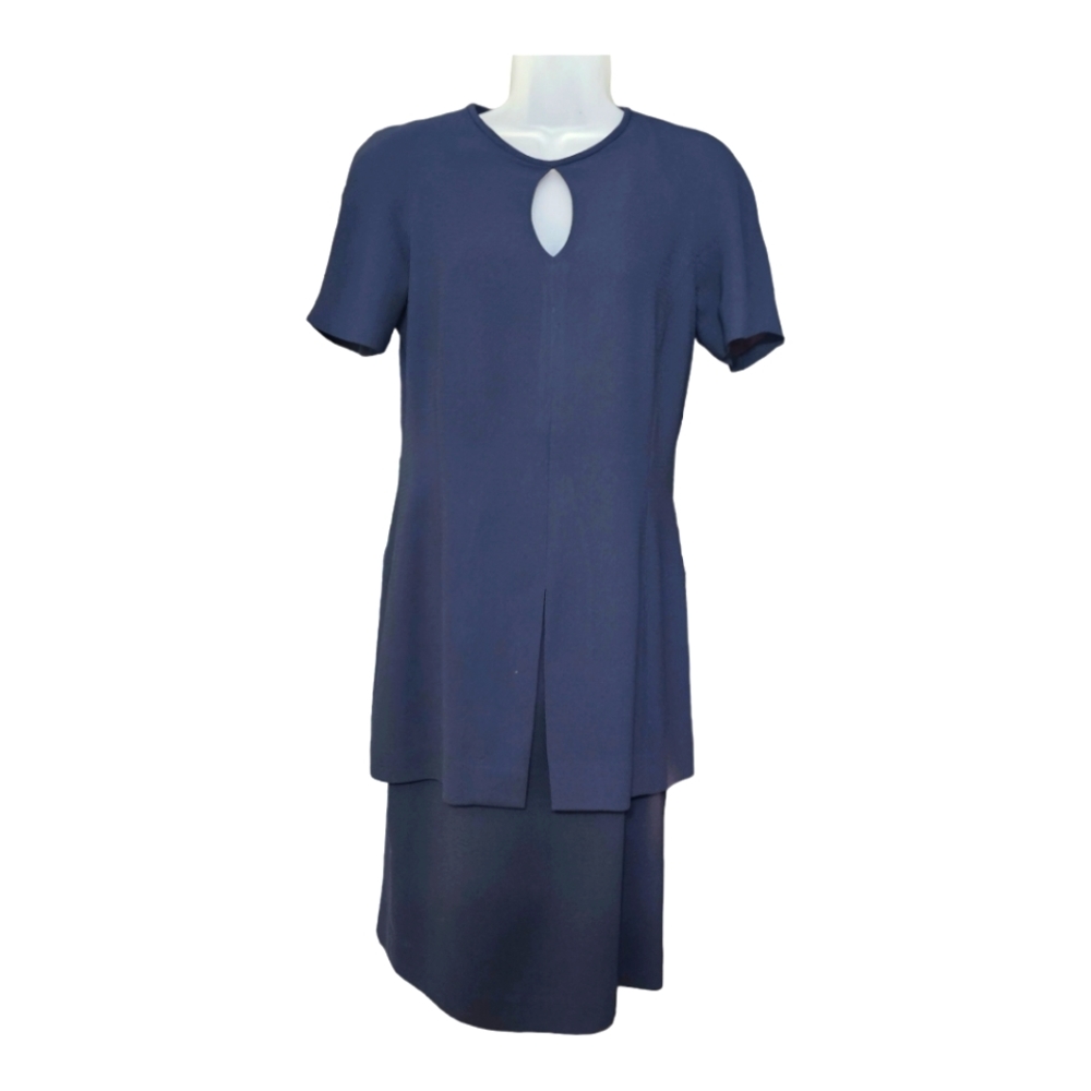 LIZ CLAIBORNE Women's Blue Dress 4